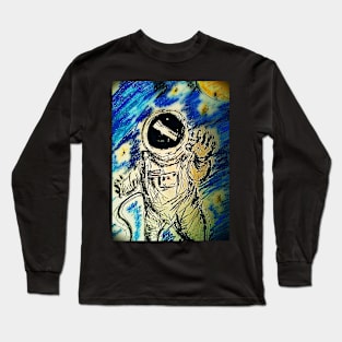 Astronaut Reaching Out Long Sleeve T-Shirt